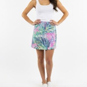Lilly Pulitzer Nicki Skort In Scarlet Macaw skirt with shorts size 6
